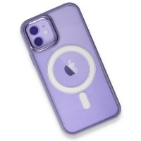 Newface iPhone 11 Kılıf Room Magneticsafe Silikon - Lila