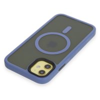 Newface iPhone 11 Kılıf Trex Magneticsafe Kapak - Sierra Blue