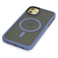 Newface iPhone 11 Kılıf Trex Magneticsafe Kapak - Sierra Blue