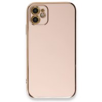 Newface iPhone 11 Kılıf Volet Silikon - Pembe