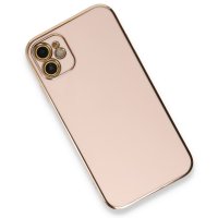 Newface iPhone 11 Kılıf Volet Silikon - Pembe