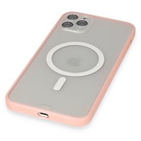 Newface iPhone 11 Pro Kılıf Grand Magneticsafe Kapak - Pembe