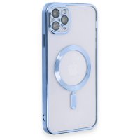 Newface iPhone 11 Pro Kılıf Kross Magneticsafe Kapak - Sierra Blue