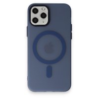 Newface iPhone 11 Pro Kılıf Lodos Magneticsafe Mat Kapak - Mavi