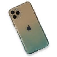 Newface iPhone 11 Pro Kılıf Lüx Çift Renkli Silikon - Mavi