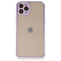 Newface iPhone 11 Pro Kılıf Montreal Silikon Kapak - Mor