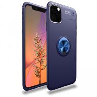 Newface iPhone 11 Pro Kılıf Range Yüzüklü Silikon - Mavi