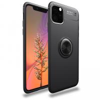 Newface iPhone 11 Pro Kılıf Range Yüzüklü Silikon - Siyah