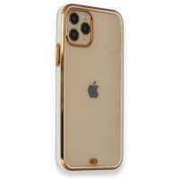 Newface iPhone 11 Pro Max Kılıf Liva Silikon - Beyaz