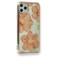 Newface iPhone 11 Pro Max Kılıf Çiçekli Silikon - Rose