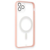 Newface iPhone 11 Pro Max Kılıf Grand Magneticsafe Kapak - Pembe