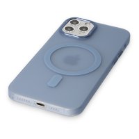 Newface iPhone 11 Pro Max Kılıf Lodos Magneticsafe Mat Kapak - Sierra Blue