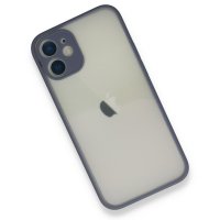 Newface iPhone 11 Pro Max Kılıf Montreal Silikon Kapak - Gri