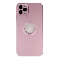Newface iPhone 11 Pro Max Kılıf Vamos Lens Silikon - Rose Gold