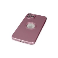 Newface iPhone 11 Pro Max Kılıf Vamos Lens Silikon - Rose Gold