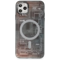 Newface iPhone 11 Pro Max Kılıf Venüs Magneticsafe Desenli Kapak - Venüs - 4