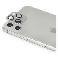 Newface iPhone 11 Pro Max Pers Alüminyum Kamera Lens - Gümüş