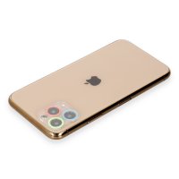 Newface iPhone 11 Pro Renkli Kamera Lens Koruma Cam - Mavi-Yeşil