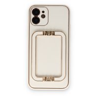 Newface iPhone 12 Kılıf Coco Elit Kapak - Beyaz
