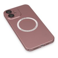 Newface iPhone 12 Kılıf Jack Magneticsafe Lens Silikon - Rose Gold