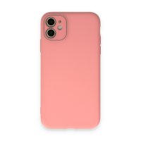 Newface iPhone 12 Kılıf Lansman Glass Kapak - Pembe