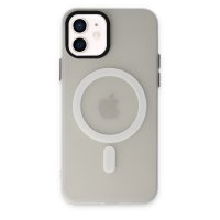 Newface iPhone 12 Kılıf Lodos Magneticsafe Mat Kapak - Şeffaf