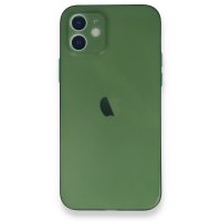 Newface iPhone 12 Kılıf PP Ultra İnce Kapak - Yeşil
