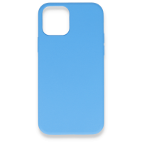 Newface iPhone 12 Mini Kılıf Nano içi Kadife Silikon - Mavi