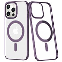 Newface iPhone 12 Pro Kılıf Element Magneticsafe Sert Kapak - Derin Mor