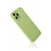 Newface iPhone 12 Pro Kılıf Glass Kapak - Açık Yeşil