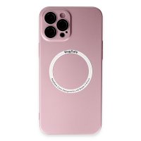 Newface iPhone 12 Pro Kılıf Jack Magneticsafe Lens Silikon - Rose Gold