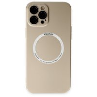 Newface iPhone 12 Pro Kılıf Jack Magneticsafe Lens Silikon - Gold