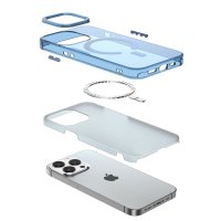 Newface iPhone 12 Pro Kılıf Troy Magsafe Kapak - Beyaz