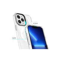 Newface iPhone 12 Pro Max Kılıf Beta Magneticsafe Silikon - Şeffaf
