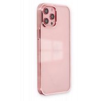 Newface iPhone 12 Pro Max Kılıf Element Silikon - Pembe