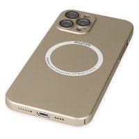 Newface iPhone 12 Pro Max Kılıf Jack Magneticsafe Lens Silikon - Gold