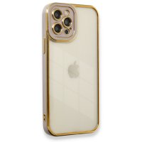 Newface iPhone 12 Pro Max Kılıf Liva Lens Silikon - Lila