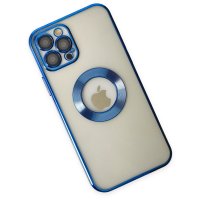 Newface iPhone 12 Pro Max Kılıf Slot Silikon - Mavi