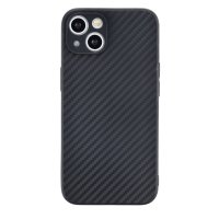 Newface iPhone 13 Kılıf Carbonix Silikon - Siyah