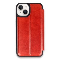 Newface iPhone 13 Kılıf Flip Cover - Kırmızı