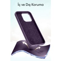 HDD iPhone 13 Kılıf HBC-190 Kolaj Kapak - Lacivert