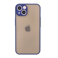 Newface iPhone 14 Plus Kılıf Montreal Silikon Kapak - Lacivert