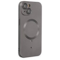 Newface iPhone 13 Kılıf Moshi Lens Magneticsafe Silikon - Füme