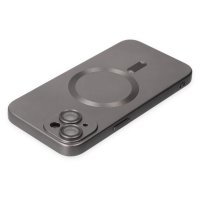 Newface iPhone 13 Kılıf Moshi Lens Magneticsafe Silikon - Füme