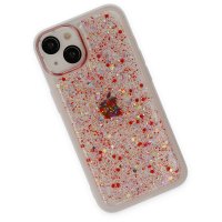 Newface iPhone 13 Kılıf Neon Light Silikon - Kırmızı