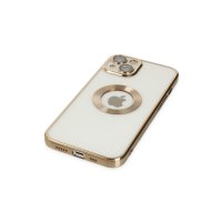 Newface iPhone 13 Kılıf Slot Silikon - Gold