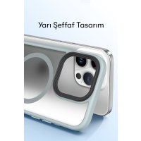 Newface iPhone 13 Kılıf Trex Magneticsafe Kapak - Derin Mor