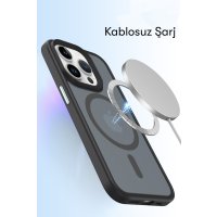 Newface iPhone 13 Kılıf Trex Magneticsafe Kapak - Pudra