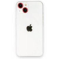 Newface iPhone 13 Metal Kamera Lens - Kırmızı