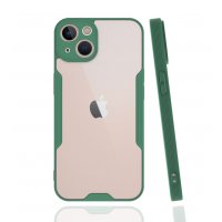 Newface iPhone 13 Mini Kılıf Platin Silikon - Yeşil